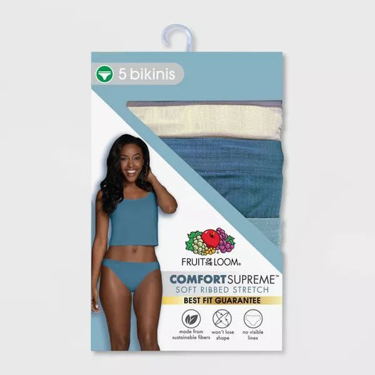 5 Pack Assorted Bikini Panty