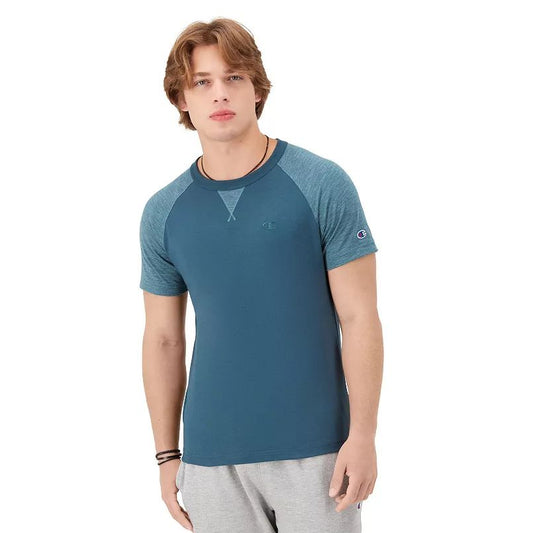 Raglan Stripe Short Sleeve Tee Shirt
