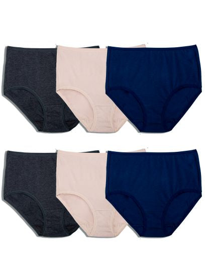 360 Stretch Comfort Cotton Brief Assorted 6 Pack