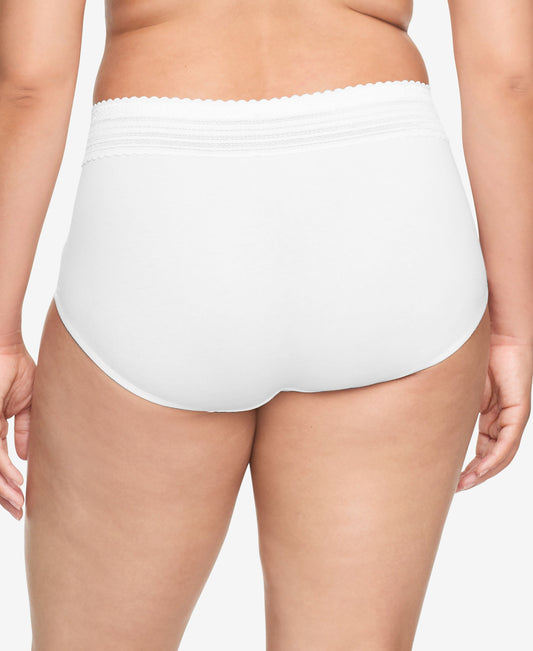 No Pinches No Problem Cotton Lace Brief 3 Pack