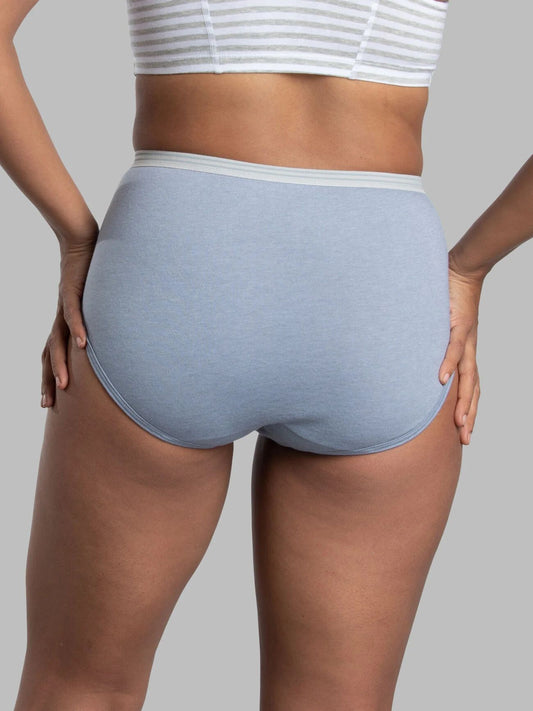 Women Cotton Brief Panty 6 Pack Assorted