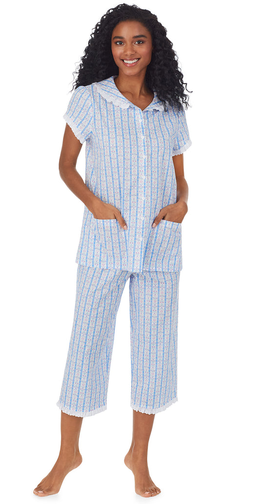 Cap Sleeve Capri Length PJ Set