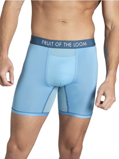 Mens 3 Pack Assorted Boxer Brief Mid Rise