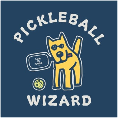 Long Sleeve Crusher Tee Pickleball Wizard