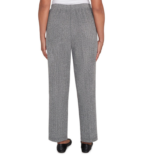 Jet Setter Knit Herringbone Proportioned Medium Pant Petite