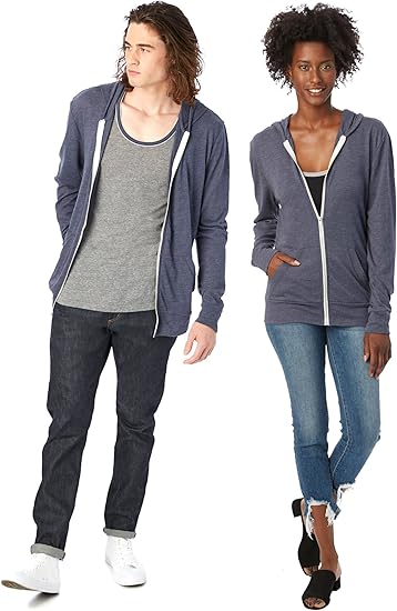 Zip Up Hooded Sweatshirt