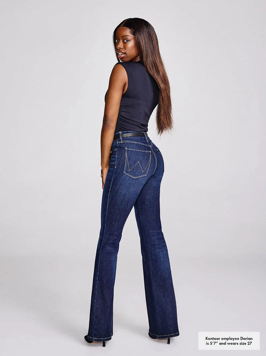 Bespoke High Rise Flare Jeans
