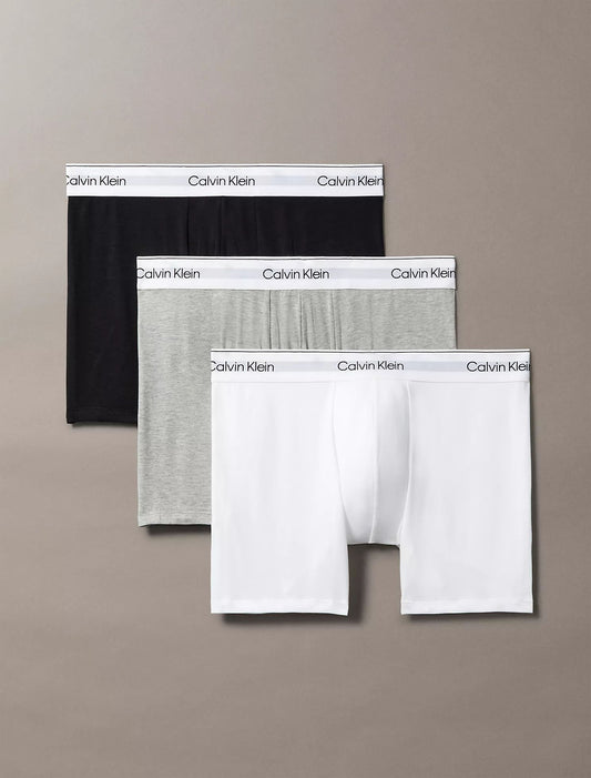 CK Men Icon Cotton Stretch 3 Pack Boxer Brief