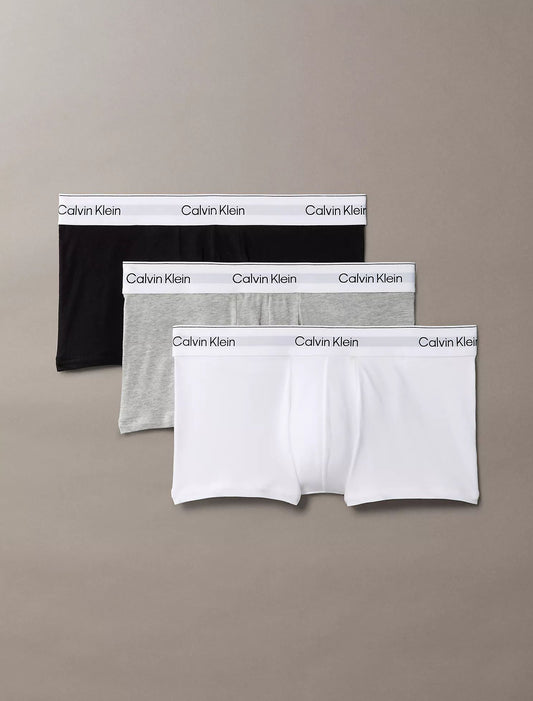 CK Men Icon Cotton Stretch 3 Pack Low Rise Trunk