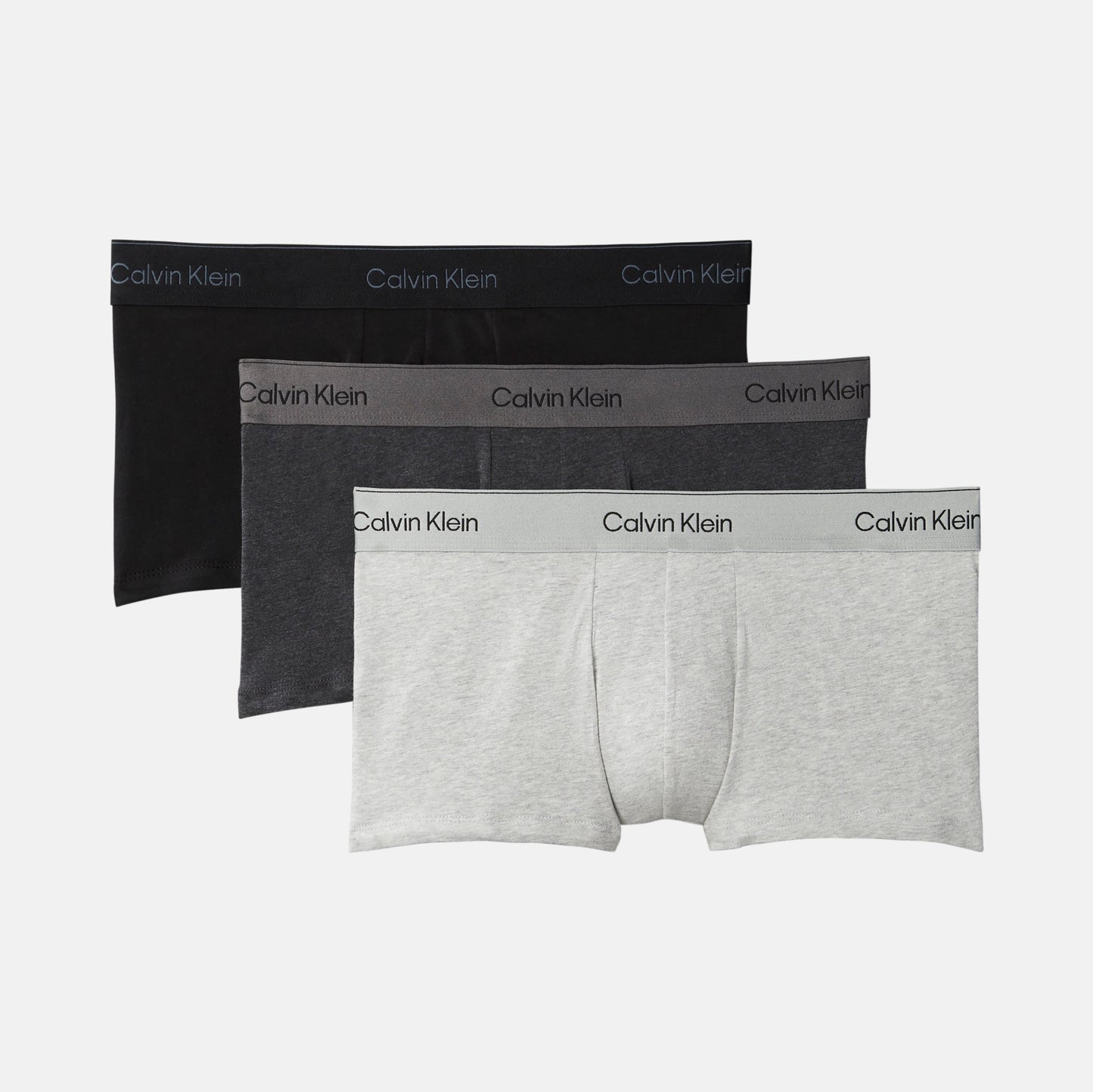 CK Men Icon Cotton Stretch 3 Pack Low Rise Trunk