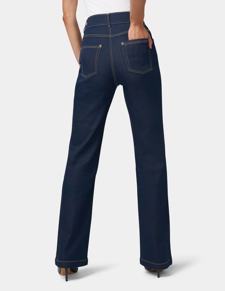 Hi Rise Boot Cut Denim Legging