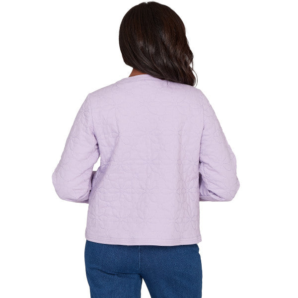 Hilton Head Quilt Floral Patchwork Jacket Petite Sizes