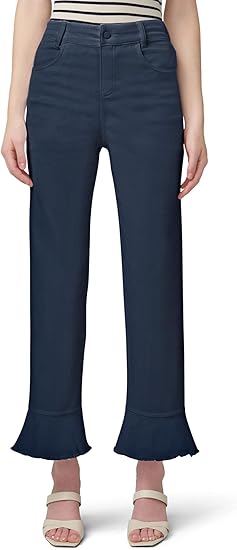 Ruffle Hem Denim Skimmer