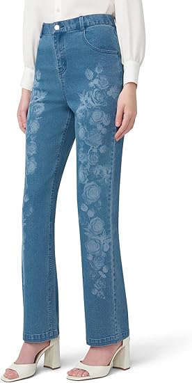 Floral Emma Baby Bootcut Pants
