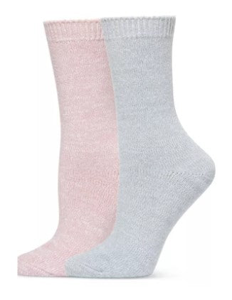 Sparkled Marl Crew Socks 2 Pair Pack