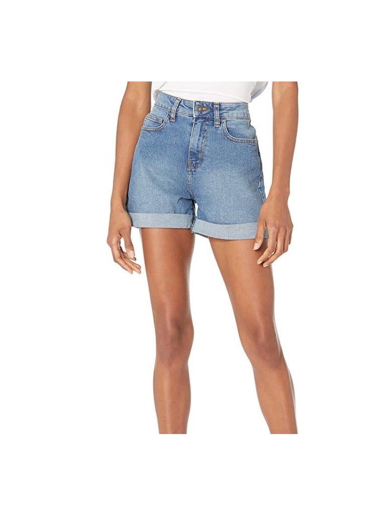 High Rise Roll Cuff Short