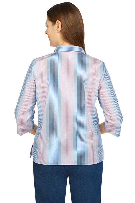 Mitered Stripe Shirt