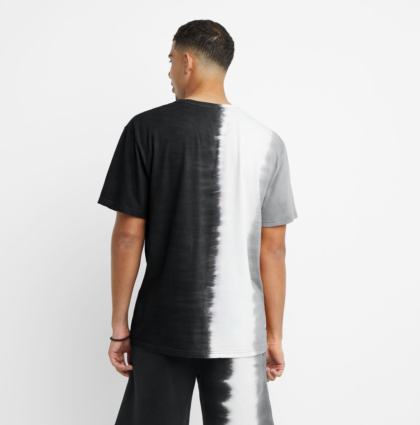 Champion Vertical Stripe Dyed Lightweight Short Sleeve Tee