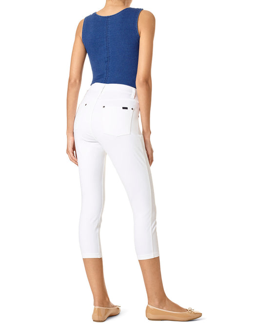 Hi Rise Soft Denim Capri Legging