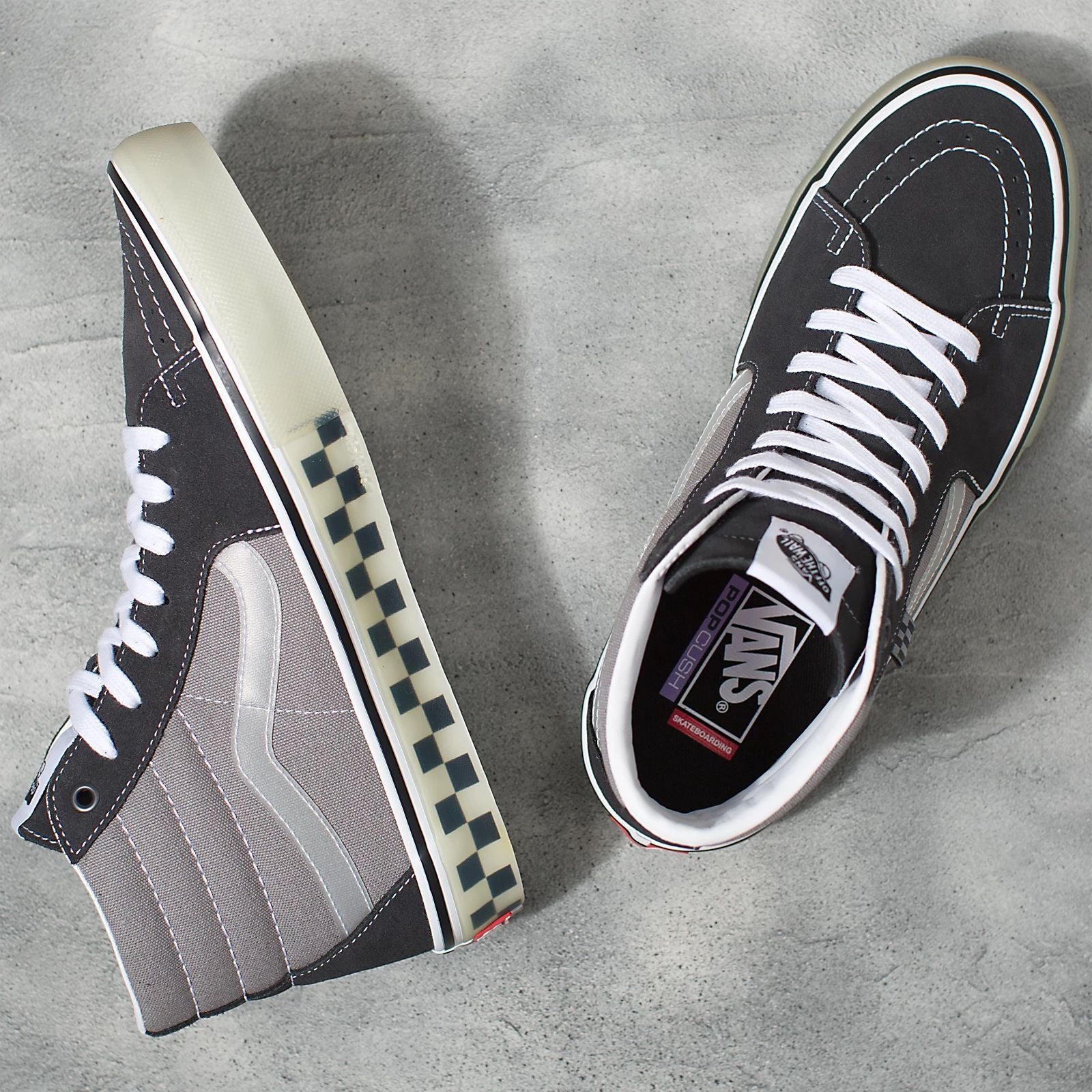 VANS Sk8-Hi us deals size 4 Frost Gray.