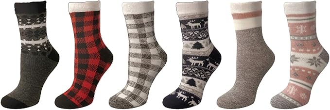 Dual Layer Cabin Socks Wih Grippers