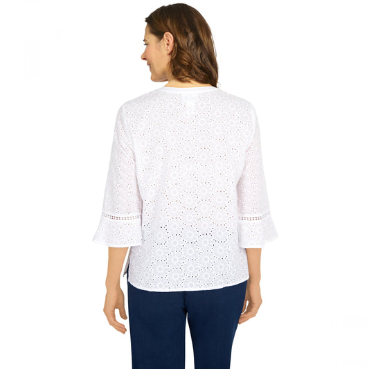 Jean Pool Eyelet Shirt