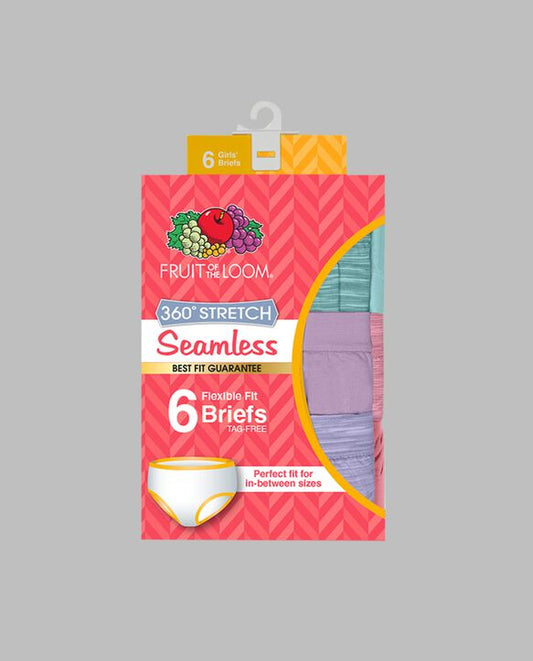 Girls Seamless Brief 6 Pack