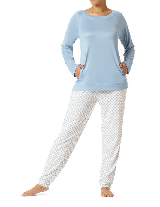 Brushed Knit Jogger PJ Set