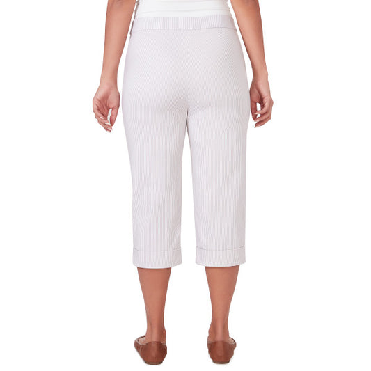 Garden Party Stripe Clamdigger Pants Petite