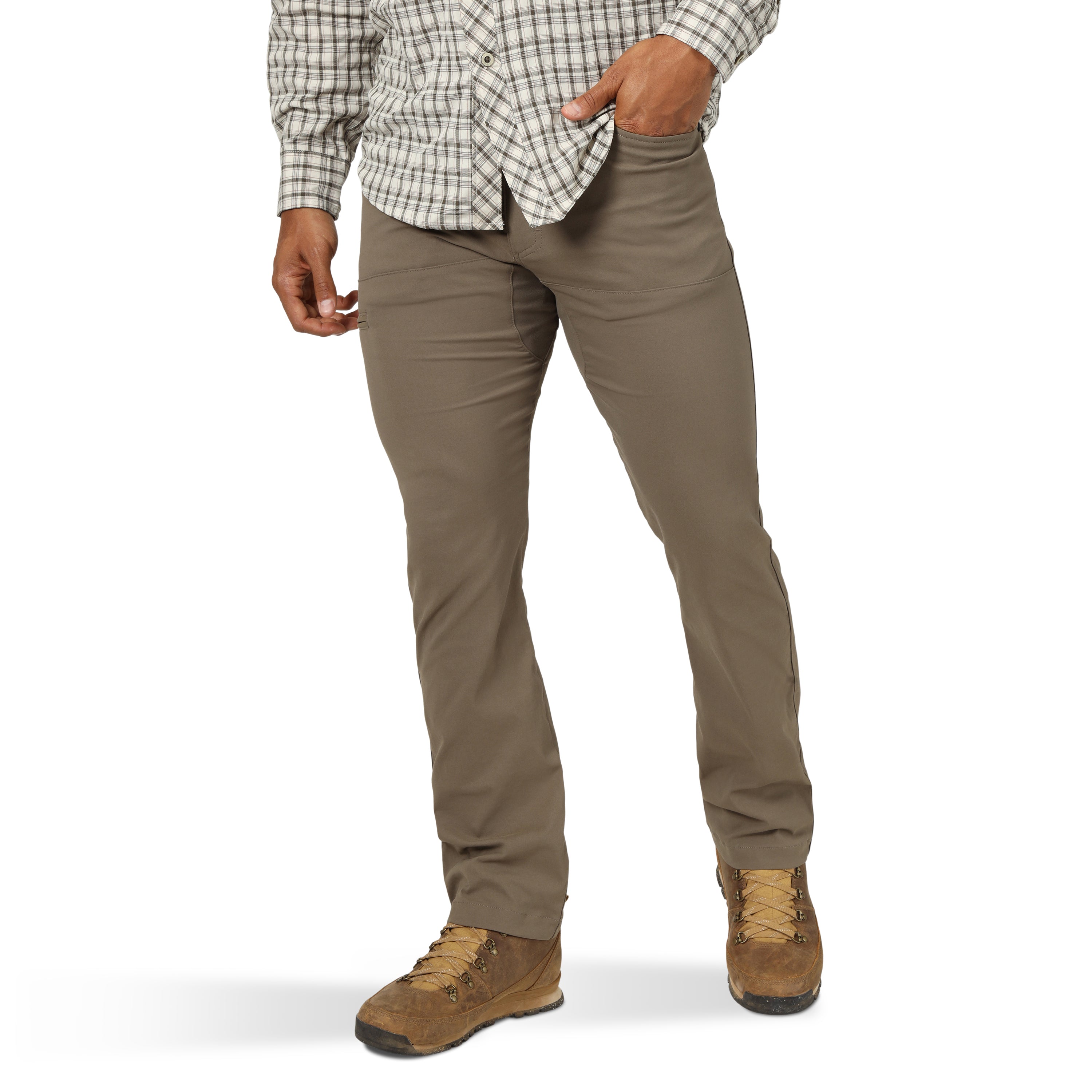 all terrain gear Wrangler Men's ATG Synthetic Utility Pants-Morel-40x30