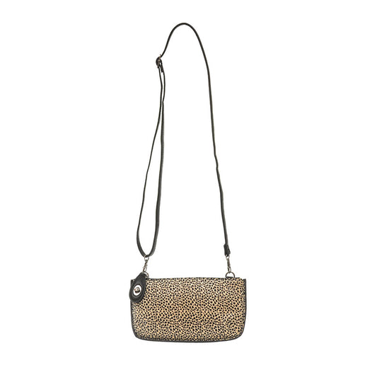 Women Faux Fur Crossbody Wristlet Clutch