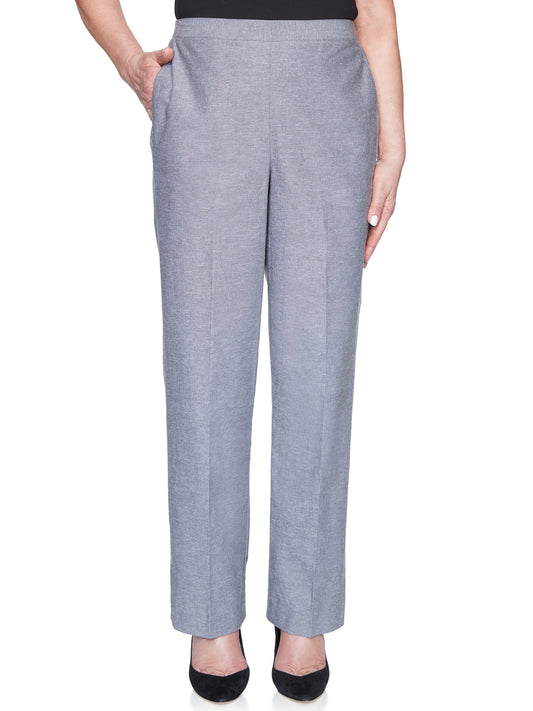 Bella Vista Chambray Pants Medium Length Petite Size