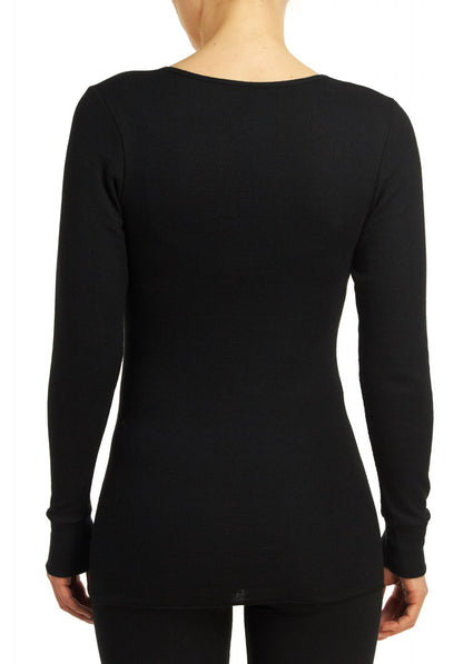 ICETEX Dual Face Fleeced Knit Thermal Long Sleeve Shirt