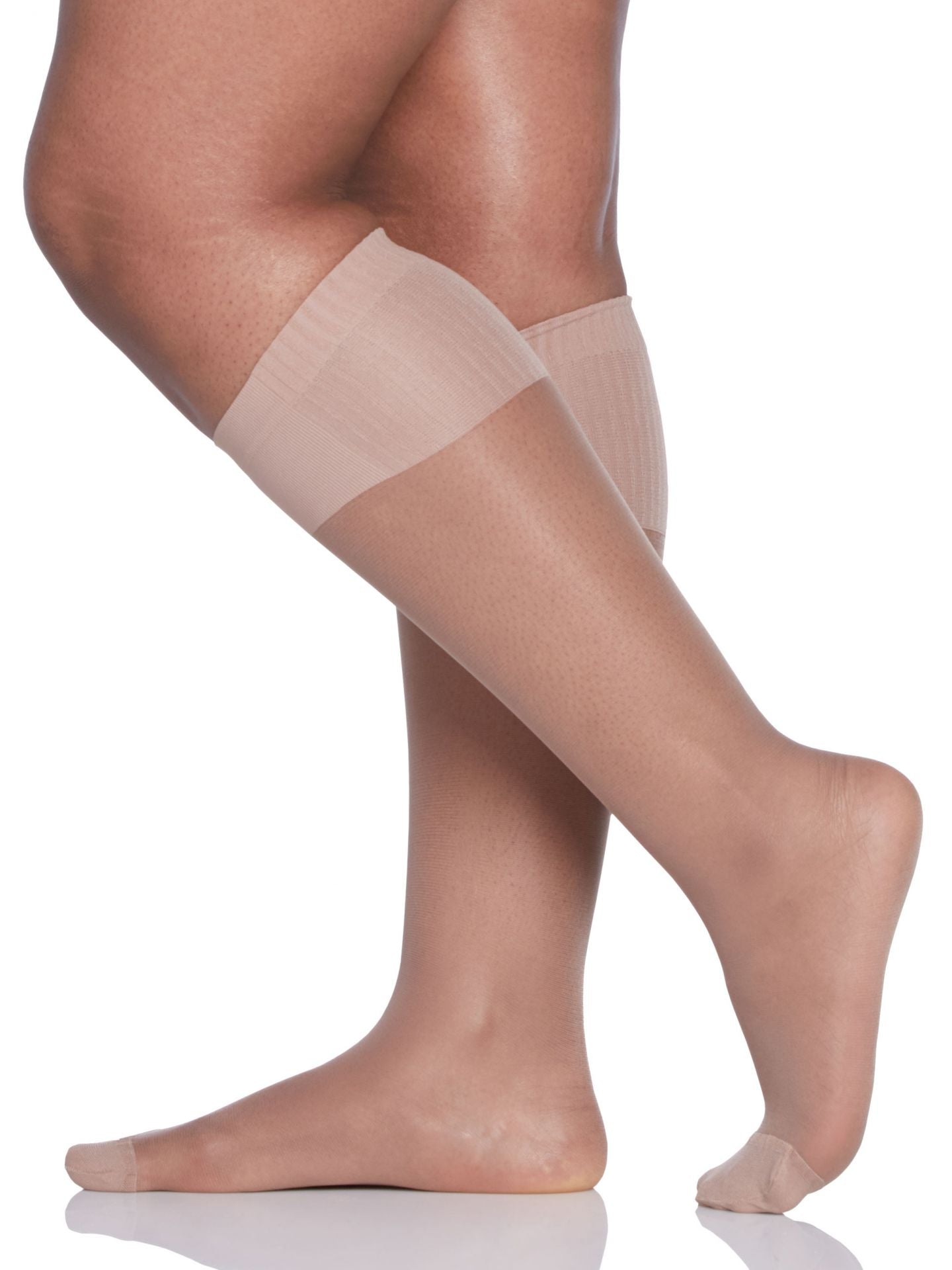 Comfy Cuff Curvy Calf Plus Size Graduated Compression Trouser Sock wit Comfy Cuff Curvy Calf Plus Size Graduated Compression Trouser Sock wit
