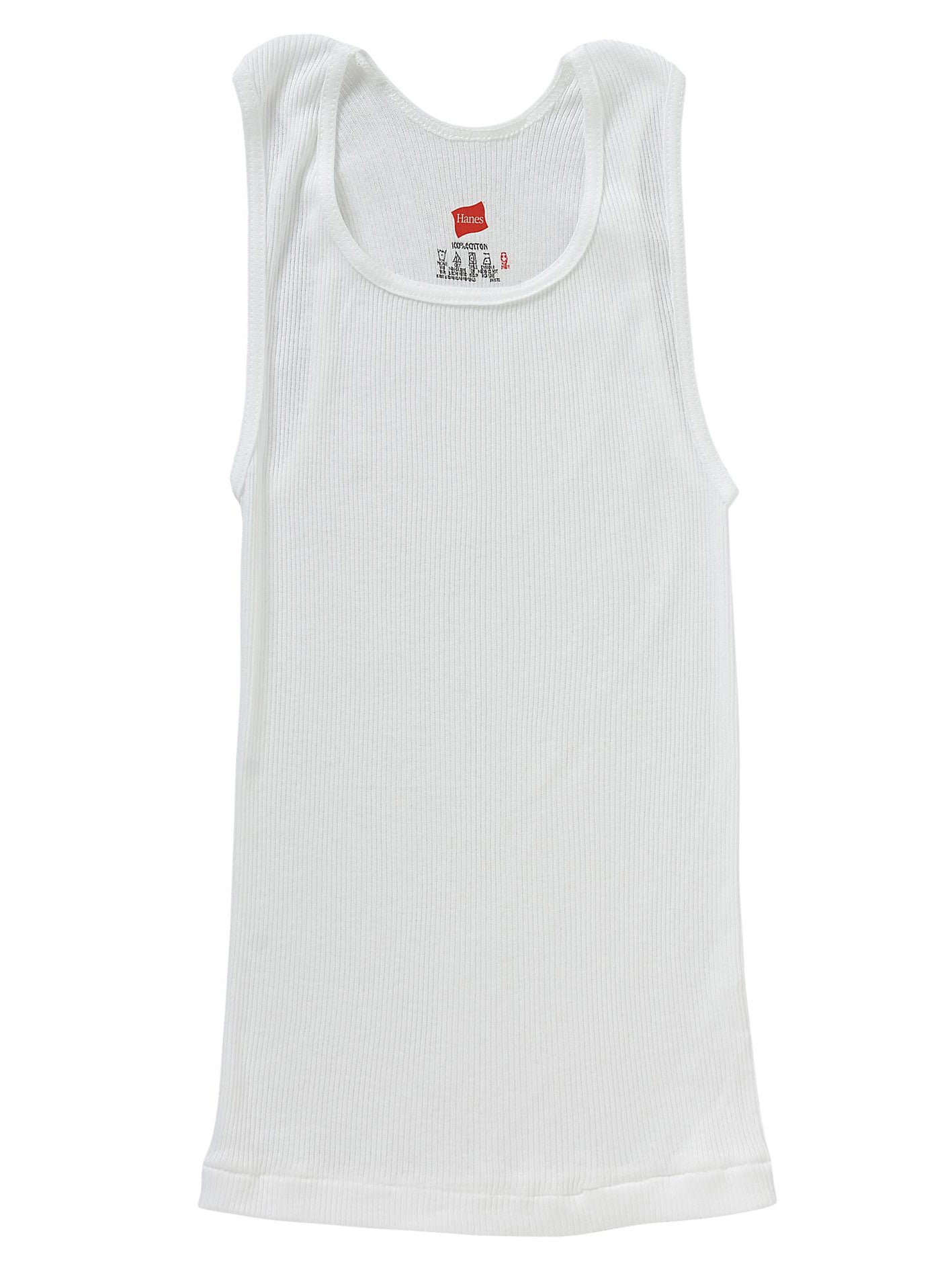 Boy's Tagless ComfortSoft Cotton A-Shirt 3-Pack