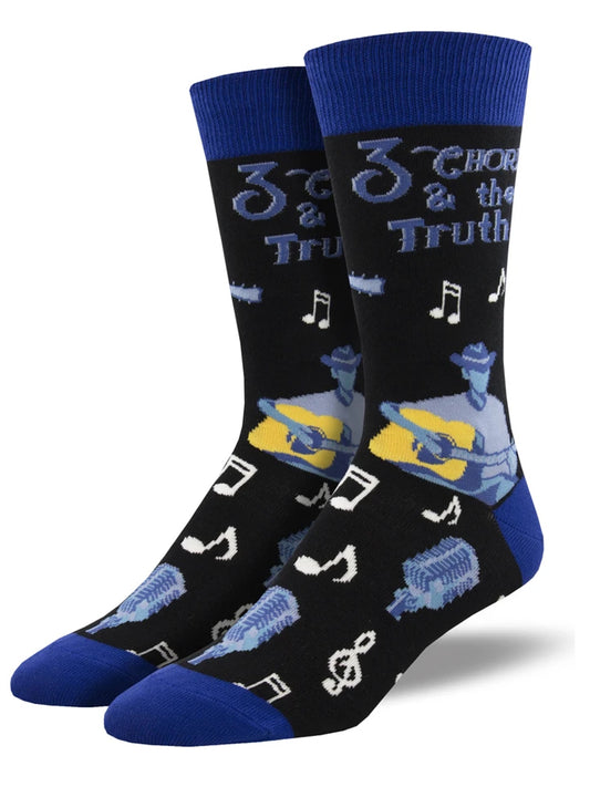 3 Chords And The Truth Socks Men