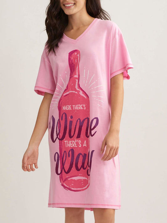 Women's Wine Way Women's Sleepshirt