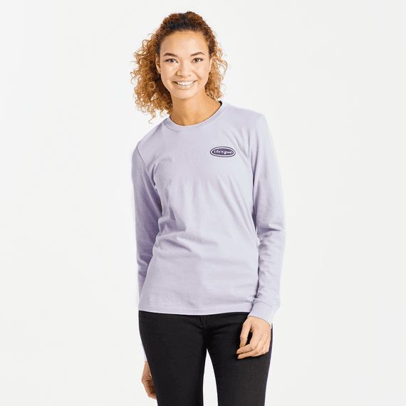 Long Sleeve Vintage Crusher Jackie Walk Ski Tee Shirt