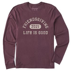Mens Long Sleeve Friendsgiving Tee Shirt