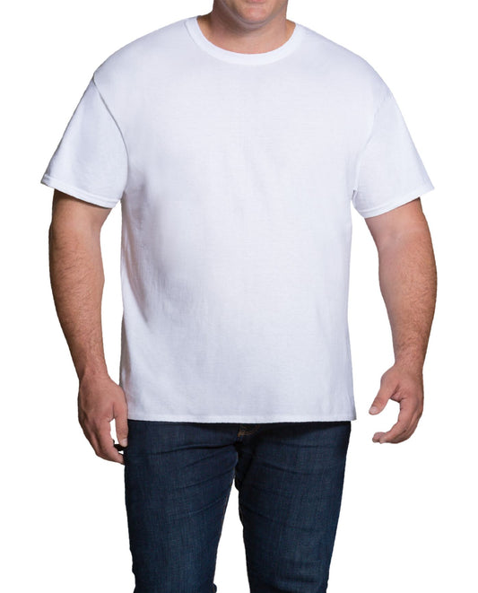 Mens Extended Size 3 Pack Crew Neck T Shirts