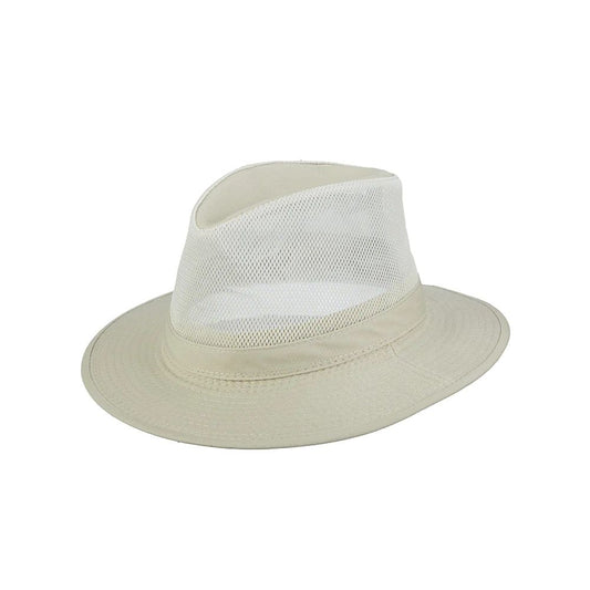Outdoor Washed Twill Mesh UPF 50 Safari Hat
