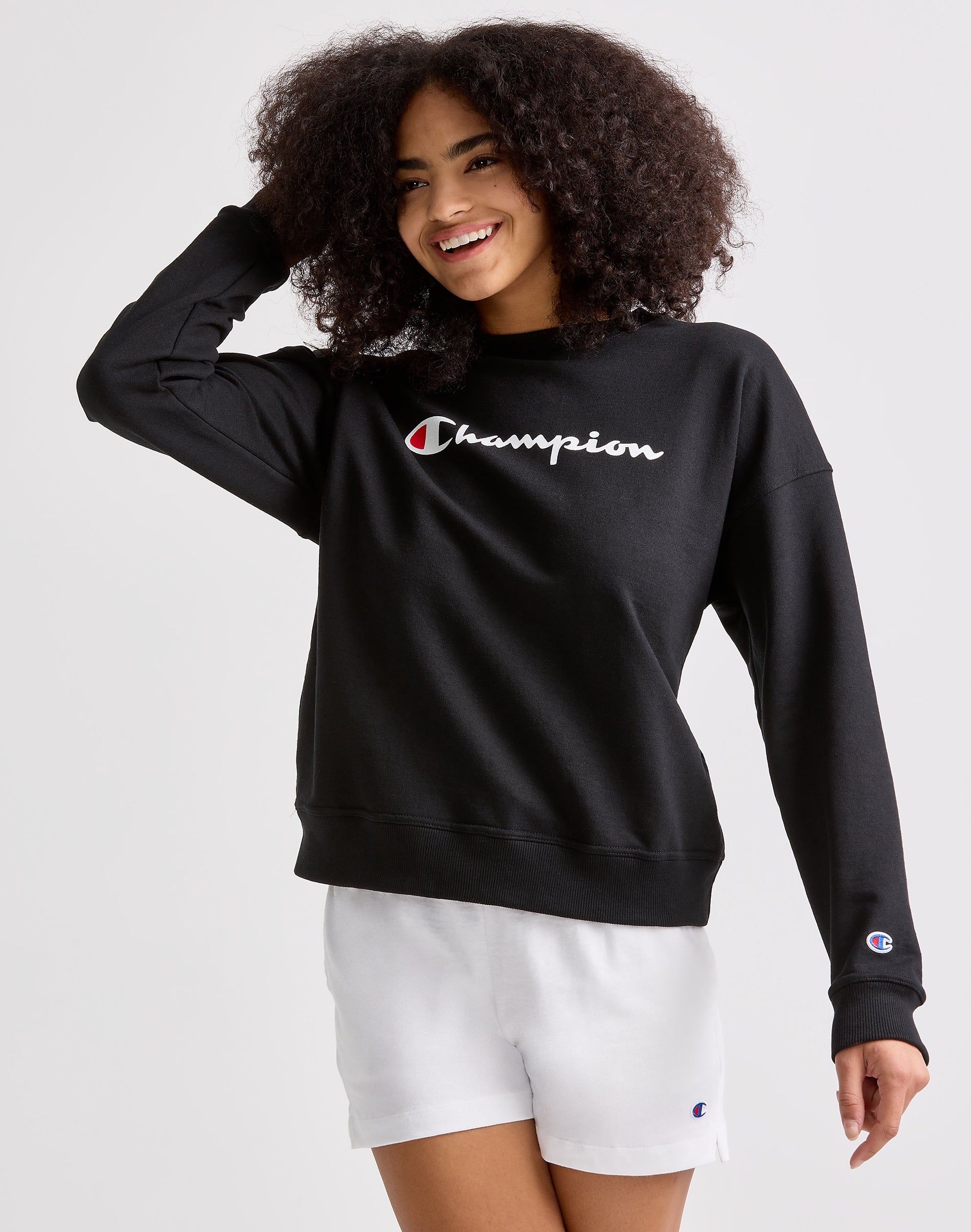 Champion v shop neck sweatshirt 45