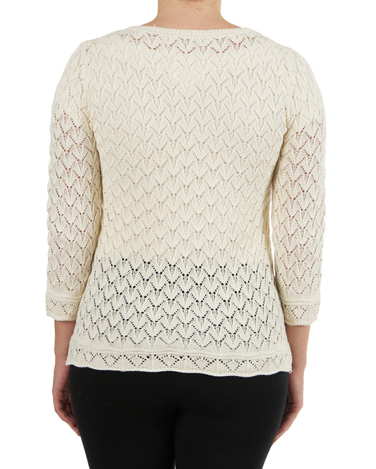 Shell Stitch Sweater