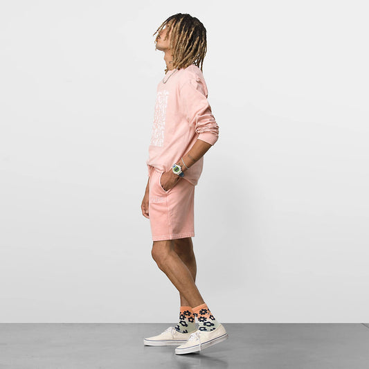 Mineral Wash Loose Fleece Short