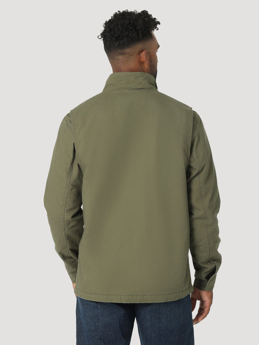 Sherpa Lined Canvas Jacket
