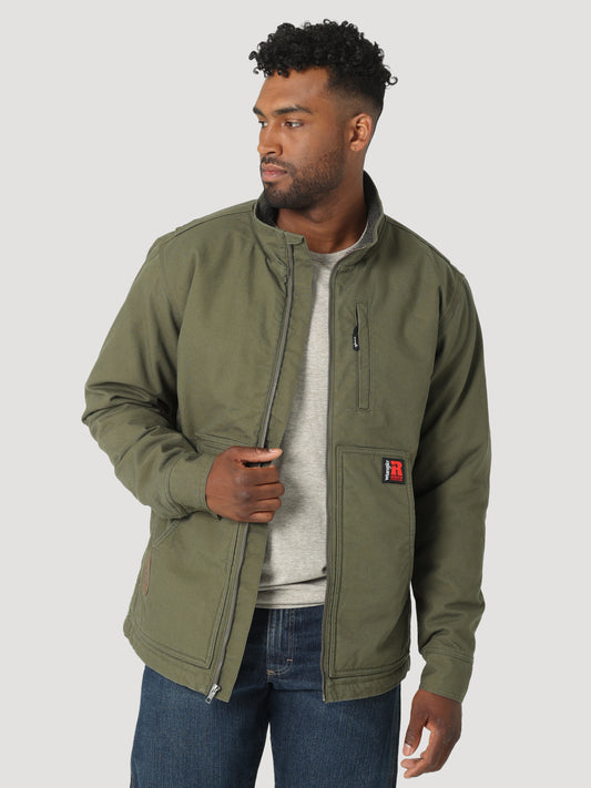 Sherpa Lined Canvas Jacket