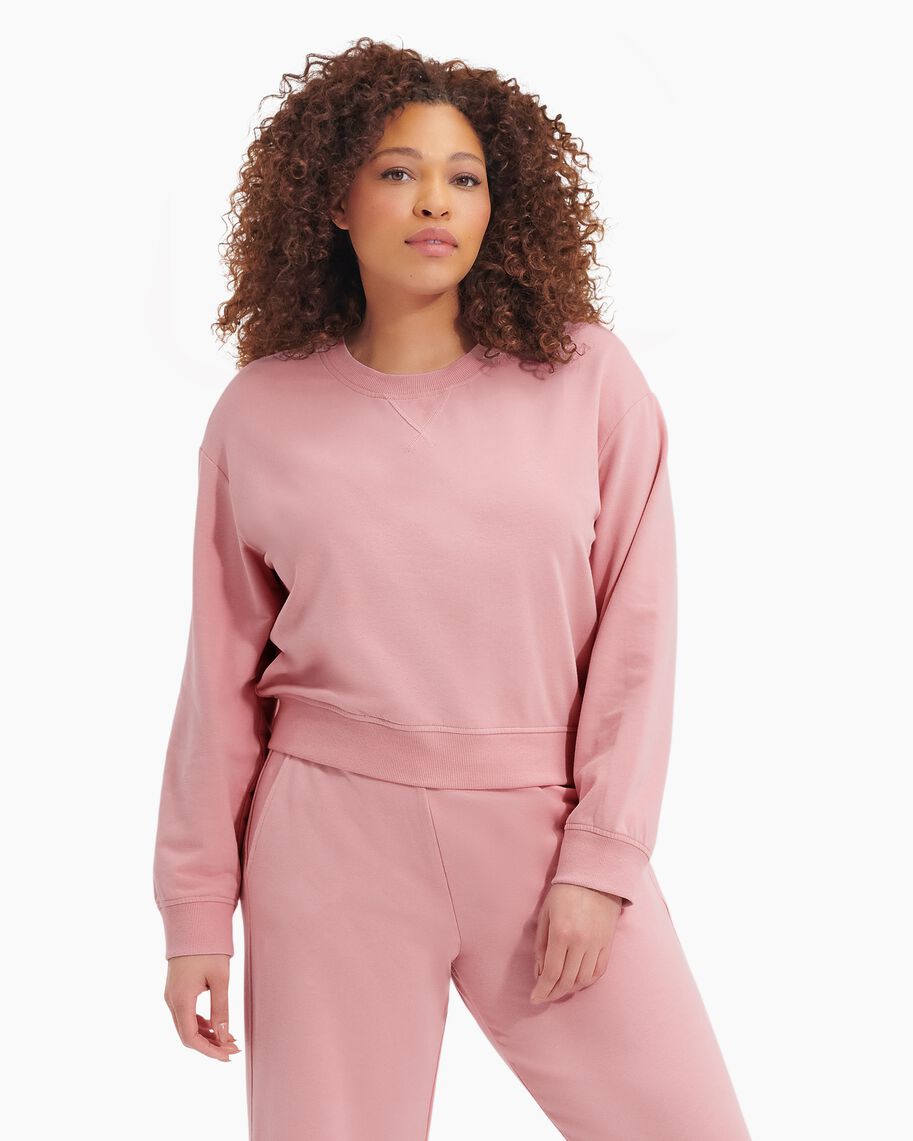 Seleste Micro Terry Crew Sweatshirt