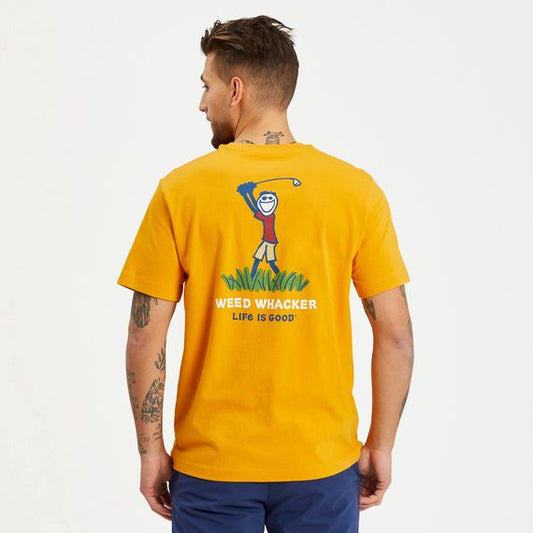 Men Vintage Crusher Weed Whacker Tee Shirt