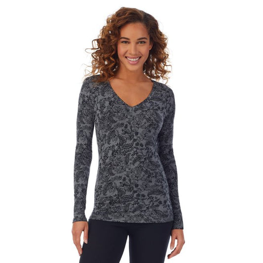 Softwear With Stretch Long Sleeve V Neck Shirt