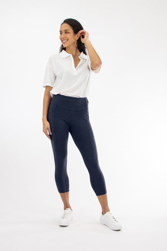 Side Pocket Crop Legging